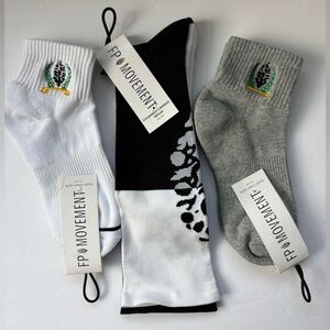 NWT Set of 3 Free People FP Movement Socks